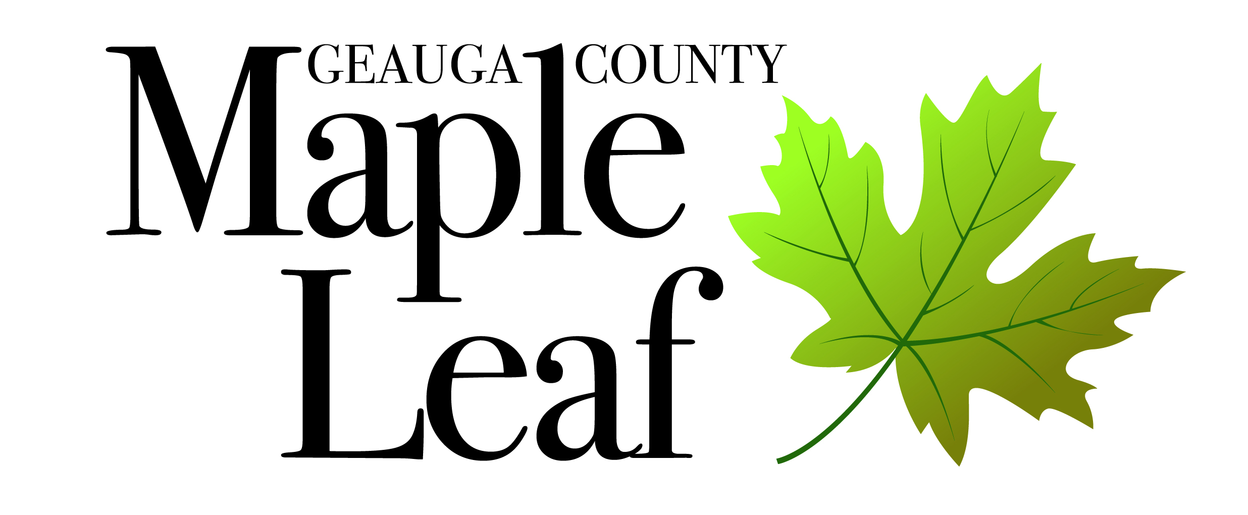 Geauga County Maple Leaf